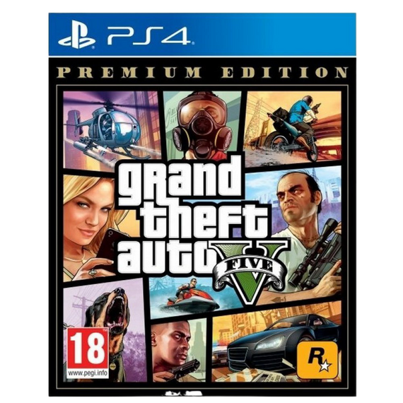 Rockstar Games Grand Theft Auto V: Premium Edition, Curse și zbor, PlayStation 4, Disc