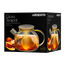 Ceainic cu infuzor Ardesto AR3010GBG, 1L, Transparent | Auriu, 4 image