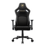 Scaun Gaming Cougar Defensor, Țesătură, PU Piele, Gold F