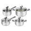 Set de vase Tefal G712S855, Oțel inoxidabil