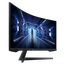 34" Monitor Gaming Samsung C34G55TW, VA 3440x1440 WQHD, Negru, 2 image