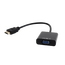 Convertor Video/Audio Cablexpert A-HDMI-VGA-03, HDMI (M) - VGA D-Sub, 0,15m, Negru