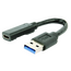 Cablu încărcare și sincronizare Cablexpert A-USB3-AMCF-01, USB Type-A/USB Type-C (F), 0,1m, Negru