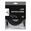 Patch cord Cablexpert PP12-5M/BK, CAT5e UTP, 5m, Negru, 2 image