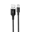Cablu încărcare și sincronizare XO NB143, USB Type-A/micro-USB, 2m, Negru