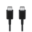 Cablu încărcare și sincronizare Samsung EP-DA705BBRGRU, USB Type-C/USB Type-C, 1m, Negru