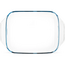 Tava de copt Pyrex 408B000, Transparent, 2 image