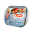 Tava de copt Pyrex 408B000, Transparent, 3 image