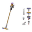 Aspirator Vertical Dyson V12 Detect Slim Absolute, Auriu
