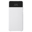 Husă tip carte Samsung S View Wallet Cover pentru Galaxy A72, Alb