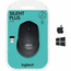 Mouse Wireless Logitech M330 Silent Plus, Negru, 2 image