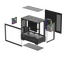 Carcasă PC Deepcool CG380 3F, Mini-Tower, Fără PSU, Negru, 2 image