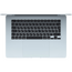 Laptop 15,3" Apple MacBook Air 15, Sky Blue, M5 with 10-core CPU and 10-core GPU, 16GB/1024GB, macOS Tahoe, 3 image