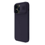 Husă Nillkin iPhone 14 Pro CamShield Silky Magnetic Silicone, Albastru, 2 image
