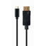 Cablu Video Cablexpert A-CM-DPM-01, USB Type-C (M) - DisplayPort (M), 2 m, Negru, 2 image
