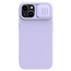 Husă Nillkin iPhone 15 Plus, CamShield Silky Silicone, Misty Purple