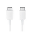 Cablu de încărcare Samsung EP-DA705BWRGRU, USB Type-C/USB Type-C, 1m, Alb