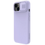 Husă Nillkin iPhone 15 Plus, CamShield Silky Silicone, Misty Purple, 3 image