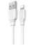 Cable de date Remax RC-138i, USB Type-A/Lightning, 1m, Alb, 3 image