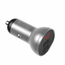 Baseus Încărcător auto 2xUSB Fast Charge 24W, gri
