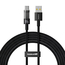 Baseus Cable Gem Fast-Charging USB-A to Type-C 100W 2m Cluster, negru