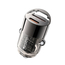 Yesido Încărcător auto Dual Port 1*USB-A+1*Type-C 30W 2.4A, negru