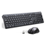 UGREEN Tastatură combo fără fir și mouse ergonomic US MK006, negru