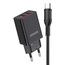 Jokade Încărcător de perete cu cablu USB-A la Type-C Dual Port JB024 3A, negru