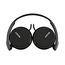 Căști SONY On-Ear cu MIC 3.5mm MDR-ZX110AP, Negru, 2 image