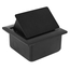 Priză multifuncțională de birou, mufă UE, 1 priză, 1 USB, 1 Type-C, negru, 2 image