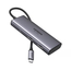 UGREEN HUB 6in1 USB-C la 2*HDMI (8K@30Hz)+2*USB-A3.0+USB-C3.0+PD (100W) | CM498, Gri spațial
