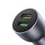 UGREEN Încărcător auto 2*USB-A aluminiu 3A 36W, gri, 2 image