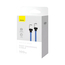 Cablu Baseus CoolPlay Series Type-C la Type-C 5A 100W 2m, albastru, 2 image