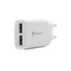 Încărcător de perete pentru cască cu cablu USB la Micro-USB 2xUSB 2.4A, alb, 2 image