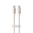 Baseus Cable Habitat Series Type-C la Type-C 5A 100W 1m, Roșu grâu