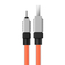 Cablu Baseus Seria CoolPlay USB-A la Type-C 5A 100W 1m, portocaliu, 2 image