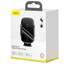 Baseus Car Holder Light Wireless automat aerisire 15W Qi, negru, 2 image