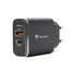 Încărcător de perete Helmet USB/Type-C QC3.0 18W (Сable 3 in1), argintiu, 2 image