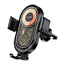 Jokade Car Holder Wireless automat de aer Outlet Spiral Hook 15W JH020, negru