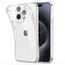 Carcasă cască TPU moale iPhone 15 Pro, transparentă