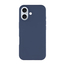 WOO Caz lichid silicon iPhone 17, albastru