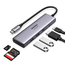 UGREEN HUB 6in1 Type-C 3.0 la 3*USB 3.0 + HDMI + SD/TF CM511, Gri spațial, 2 image