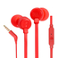 JBL Căști 3,5 mm cu microfon Tune 110, roșu