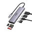 UGREEN HUB 4in1 Type-C 3.0 la 4*USB-A 3.0, până la 5Gpbs CM219, Gri, 2 image