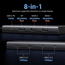 UGREEN HUB 8in1 USB-C la 2*HDMI 4K@60Hz + DP + 2*USB-A 3.2 + 2*USB-C 3.2 + PD 100W | CM639, 2 image