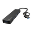 Natec Mayfly 4-Port negru + adaptor USB-A, 2 image