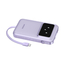 UGREEN Power Bank Uno Series 10000mAh, 30W, cu cablu USB-C încorporat, violet, 2 image