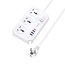 Jokade JB058 Priză universală cu 3 ieșiri și porturi USB 1C3A (mufă UE), alb