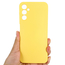 WOO Caz lichid silicon Samsung A25 5G, galben, 2 image
