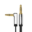 UGREEN Cablu AUX 3.5mm la 3.5mm 90° 1M plat AV119, argintiu